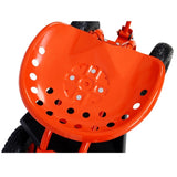 Rolling Garden Scooter Garden Cart Seat with Wheels and Tool Tray, 360 Swivel Seat,Red---refurbished W465P225515