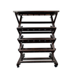 ZUN 26 Bottles Freestanding wine rack,Wine Storage Rack, Freestanding Display Rack for Kitchen, Pantry, W2221P191954