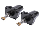 Pair Hydrulic Wheel Motor 114-0549 Replacement for Exmark Parker TE0195JS250AAMU 1140549 49075640