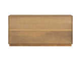 Cabinet with storage for living and dining room entrance, large size, 2 doors and 7 drawers, Natural N780P330601N