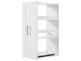 Kitchen Island with Drop Leaf, Kitchen Cart with 3 Tier Pull Out Cabinet Organizer, Internal 63885739