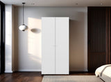 Armoire 66.9" H, 2 Doors, 2 Shelves, White - Bedroom B097P395870