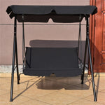 ZUN 2-Seat Patio Swing Chair with awning 84942930