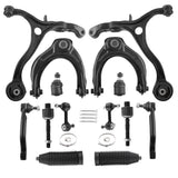 ZUN 14pcs Suspension Kit Front Upper & Lower Control Arms For Honda Accord 2008-2012 12979580