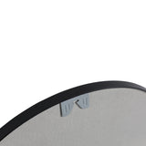 32 x 32 Inch Bathroom Mirror Black Aluminum Frame W99967979