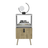Nightstand A Magness, Bedroom, White / Macadamia B092P154880