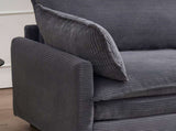 NewModular Sofa , Velvet Large U-Shaped Couch Comfy Upholstered 2-Seat Sofa, 2 W2705P268484