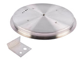 19-inch Recessed Fire Pit Pan Stainless Steel Fire Pit Burner Kit Round Indoor or Outdoor 42593221