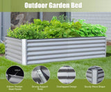 ZUN 6x3x1.5ft Galvanized Raised Garden Bed, Outdoor Planter Garden Boxes Large Metal Planter Box for W1859P197905