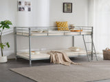 Twin Size Metal Bunk Bed for Kids Teens Adults, Heavy Duty Metal Bunk Bed with 15768305