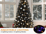 6ft Pre-Lit Artificial Pencil Christmas Tree,Hinged Artificial Slim Christmas Tree with 700 Branch 98357053
