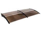 HT-200 x 100 Household Application Door & Window Rain Cover Eaves Brown Board & 82632470