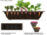 5 Tier Vertical Planter Raised Garden Beds, Brown 63561983