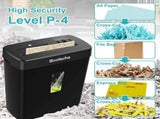 Paper Shredder for Home- 10-Sheet Cross Cut with 3.43-Gallon Basket - P-4 Security Level - 3-Mode 63668393