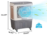 3 in 1 Portable Evaporative Cooler,707L,Indoor,Outdoor,3065 CFM Personal Air Cooler,15.85 Gal Large 40757147