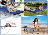 Foldinging Cot with Pillow, 75" x 28" Heavy Duty Folding Bed Cot with Carry Bag for Traveling 64506910