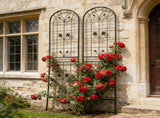 2 Pack Metal Garden Trellis 86.7" x 19.7" Rustproof Trellis for Climbing Plants Outdoor Flower 49809583