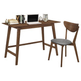 Walnut 2-Piece Writing Desk Set B062P153671