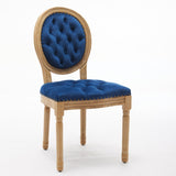 French Style Solid Wood Frame Antique Painting,Hand-pulled buckle decoration Velvet artificial W1143P195872