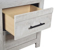 ZUN Modern Style 2-Drawer Nightstand Made with Wood in Gray B009P152651