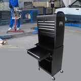 Tool Cabinet on Wheels, 6-Drawer Lockable Rolling Tool Chest w/ 4 Universal Wheels, 2 in 1 W110282271