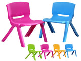 Kids Chair,Children Lightweight Plastic 4 Chairs Set with 11.8" H Seat for W1859113380