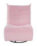 Georgena 31" Pink Corduroy Swivel Glider Recliner B061P159838