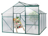 6x8 Hybrid Polycarbonate Greenhouse Green 75985416