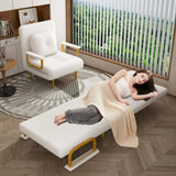Folding Sofa Bed 3-in-1 Convertible Chair - 5-Position Adjustable Backrest with Pillow, Space-Saving W2700P319131