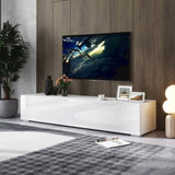 Modern Entertainment Center with Storage Media Console for Living Room W331P251043