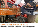 Heavy Equipment Grease Gun Cordless, Max 20000 PSI 20V Grease Gun Battery Powered with 4.0Ah Battery 24389654