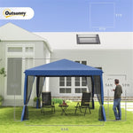 ZUN 3X3M Pop Up Canopy Party Tent -AS （Prohibited by WalMart） 23047094