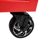 9 DRAWERS MULTIFUNCTIONAL TOOL CART WITH WHEELS AND WOODEN TOP W1102139230