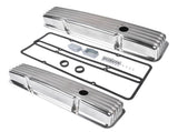 Finned Aluminum Tall Valve Covers with Bolts for Chevrolet Small Block 283 302 305 327 350 400 37643578