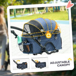 ZUN Dog Stroller /small animal cage/Pet cages （Prohibited by WalMart） 54480568