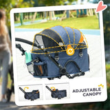 ZUN Dog Stroller /small animal cage/Pet cages （Prohibited by WalMart） 54480568