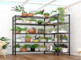 5-layer double row, freely adjustable layer spacing, with adjustable feet, display stand, iron, 62691632