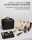 Travel Makeup Bag With Light Up Mirror, With 2X3X Magnifying Mirror And Adjustable Partitions, 34641313