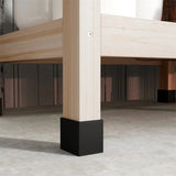 Natural Wood Outdoor Potting Bench with Storage Cabinet,Sink and Faucet ,Hooks 83627467