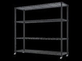 Heavy Duty Shelves 46.06" W Wire Shelving Unit with Wheels 800LBS NSF Metal Shelves for 80943192