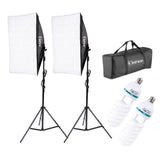 ZUN 135W Bulb 5070 Single Head Soft Light Box Two Lights Set US Plug 14577102