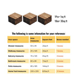 30 PCS Interlocking Deck Tiles Striped Pattern, 12" x 12" Square Yellow Acacia Hardwood Outdoor W2391P276697