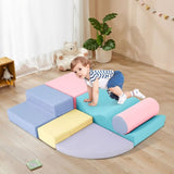 Soft Climb and Crawl Foam Playset 6 in 1, Soft Play Equipment Climb and Crawl Playground for TX307728AAH
