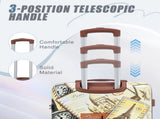 20"/24"/28" 3 pcs/set in PC Spinner Wheel Luggage, Carry on Suitcase, With Printed pattern and 09877553