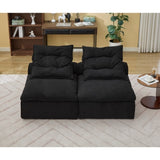 Modular Sofa,No Armrests,At will DIY,Soft Corduroy Fabric,Neck W2108P236841