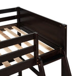 ZUN Solid Wood Twin Size Loft Bed with Ladder 96823060