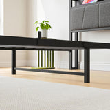 Twin Size Bed Frame, Storage Headboard with Charging Station, Solid and Stable, Noise Free, No Box 80586204