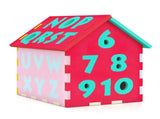 3D Puzzle Playhouse Mat for Kids 3, 30.4826.6731.75cm EVA Foam Interlocking Mat with Alphabet 65040618