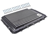 Heavy Duty Cast Aluminum Transmission Oil Pan Replacement for Ford F-150 Mustang Expedition Ranger 62081810