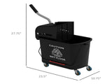 Cleaning bucket with wheels 68551157
